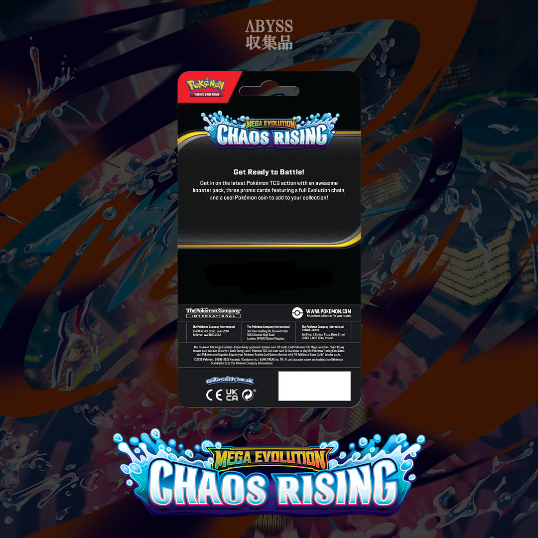 Pokémon - Mega Evolution: Chaos Rising - Pawmot Premium Checklane Blister (ENG)